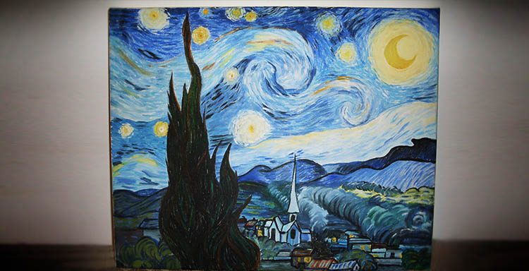 Starry Night Van Gogh SilverWolfPet Mihai Painting How to paint colors